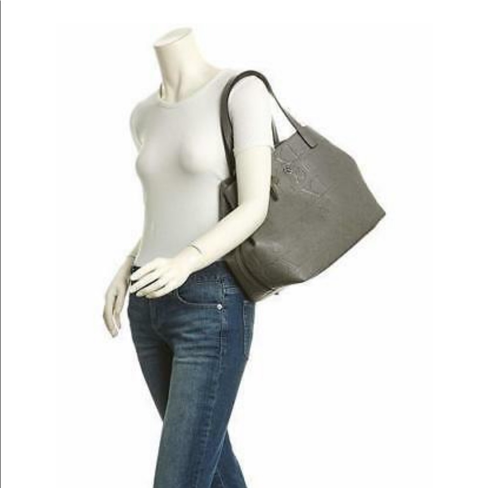 Christian Lacroix Coralie Embossed Tote-Caviar